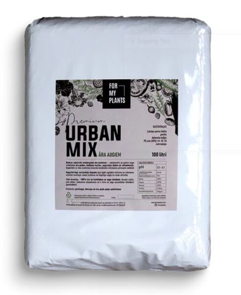 Augsnes maisījums `Urban mix` 100l